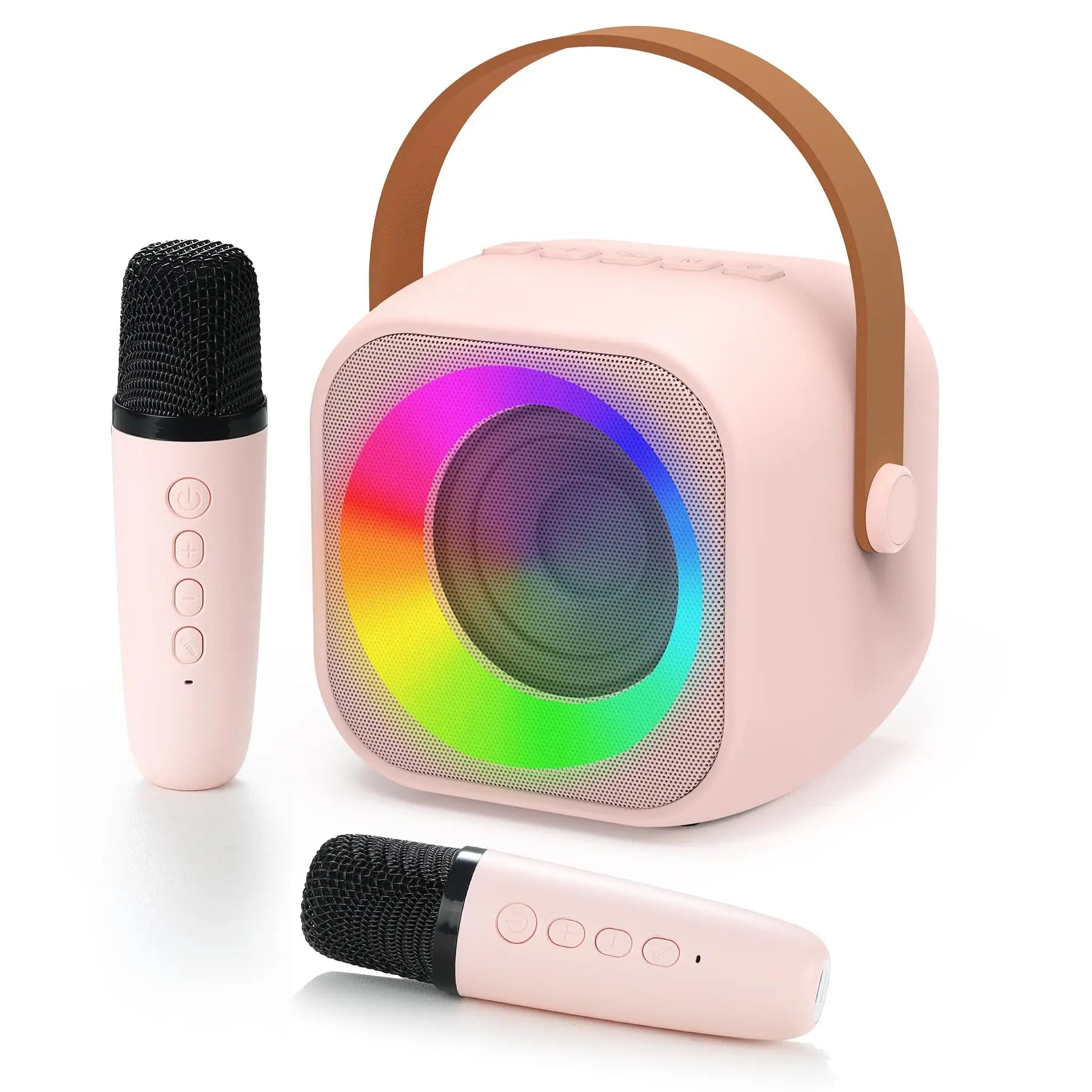 Portable Karaoke Machine with Wireless Microphones  for singing and talking
