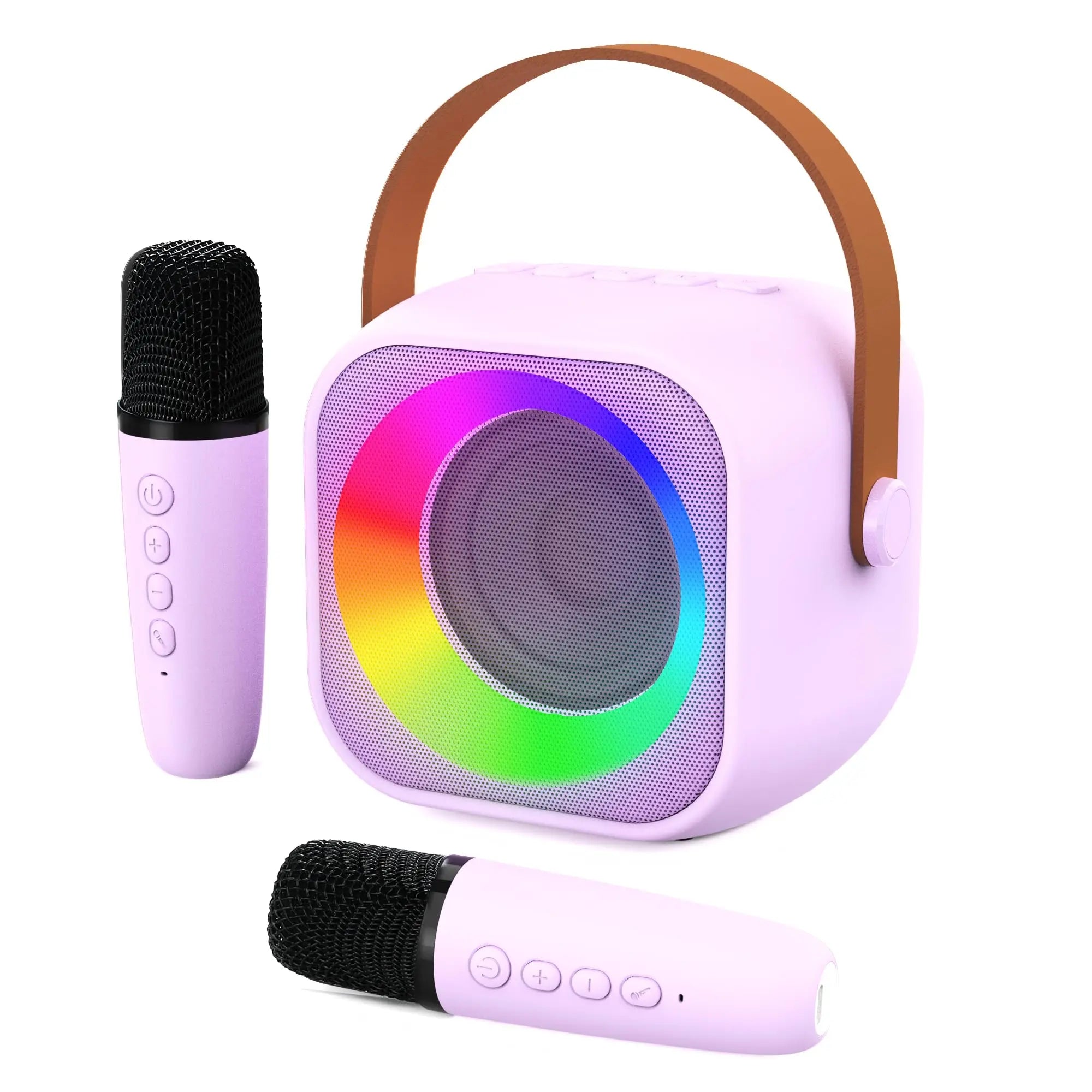 Portable Karaoke Machine with Wireless Microphones  for singing and talking