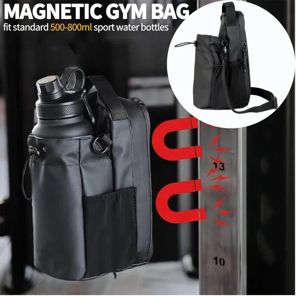 Magnetic Crossbody Gym Bag for Men Women