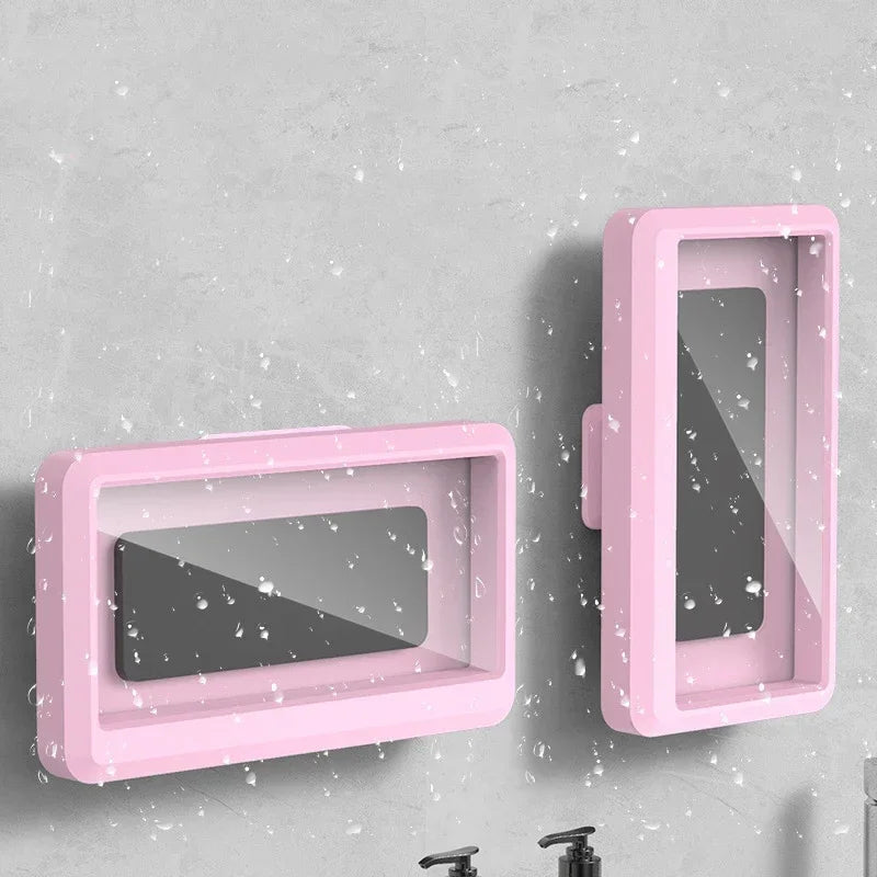 360 Rotation Waterproof and Anti-Fog Mobile Phone Case for Bathroom Shower Phone Holder Waterproof Can Be Touched Shower Phone