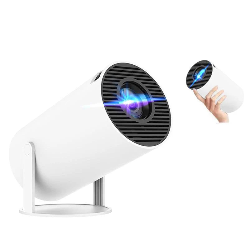 Portable Bluetooth-Compatible  Projector with Remote Control for Indoor and Outdoor